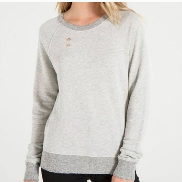 NWT n:Philanthropy Belize Distressed Sweatshirt - Picture 1 of 9